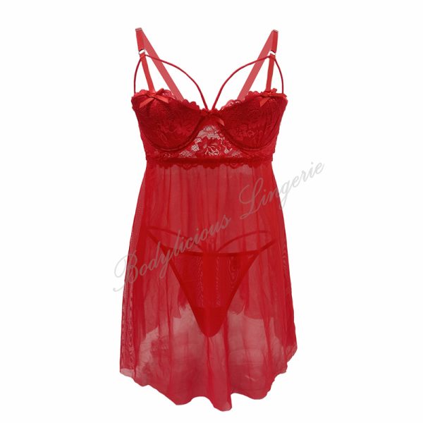 Padded Underwired Sheer Nighty