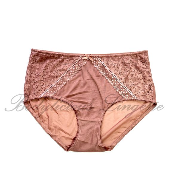 Hight Waist Brief With Lace Detial