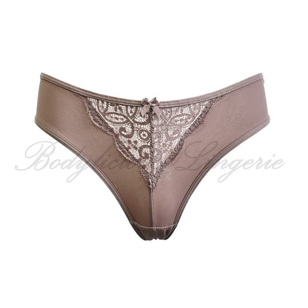 Classic ladies briefs tulle lace back