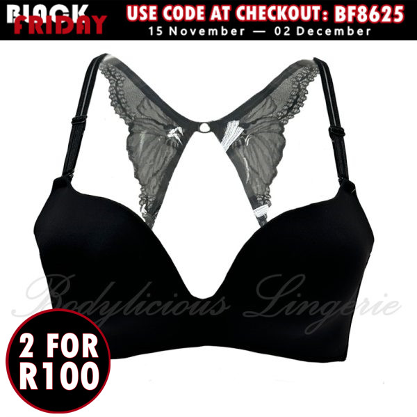 Seamless Butterfly-Back Bra