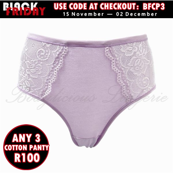 Plus Size Side Lace Brief